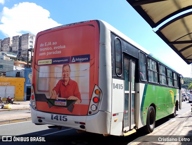Transportes Cisne 1415 na cidade de Itabira, Minas Gerais, Brasil, por Cristiano Letro. ID da foto: 11929444.