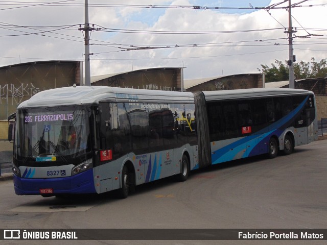 Next Mobilidade - ABC Sistema de Transporte 8327 na cidade de Santo André, São Paulo, Brasil, por Fabrício Portella Matos. ID da foto: 11930689.