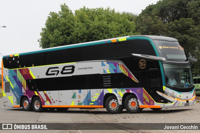 Marcopolo concept bus na cidade de Caxias do Sul, Rio Grande do Sul, Brasil, por Jovani Cecchin. ID da foto: 11931256.