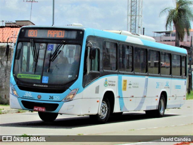 Maraponga Transportes 26529 na cidade de Fortaleza, Ceará, Brasil, por David Candéa. ID da foto: 11931020.