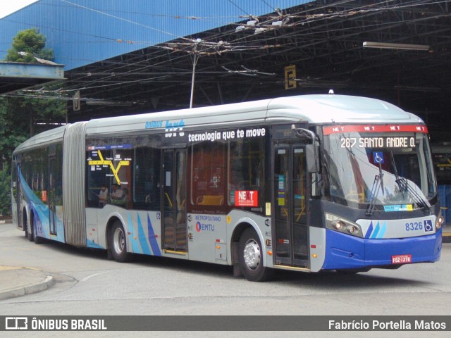 Next Mobilidade - ABC Sistema de Transporte 8326 na cidade de Santo André, São Paulo, Brasil, por Fabrício Portella Matos. ID da foto: 11930719.