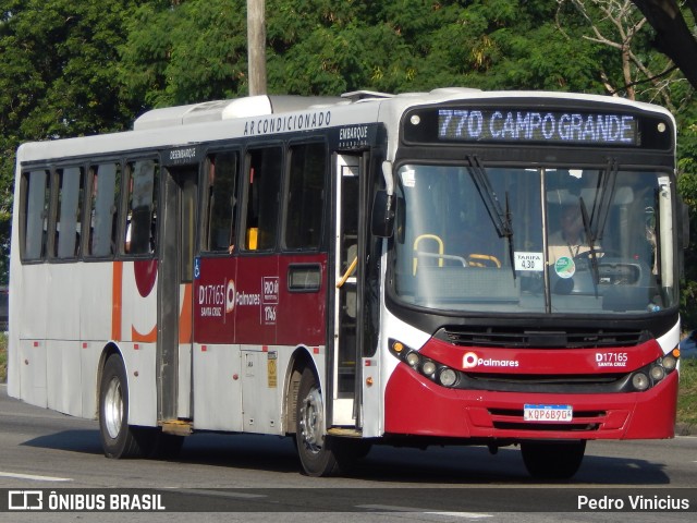 Auto Viação Palmares D17165 na cidade de Rio de Janeiro, Rio de Janeiro, Brasil, por Pedro Vinicius. ID da foto: 11929642.