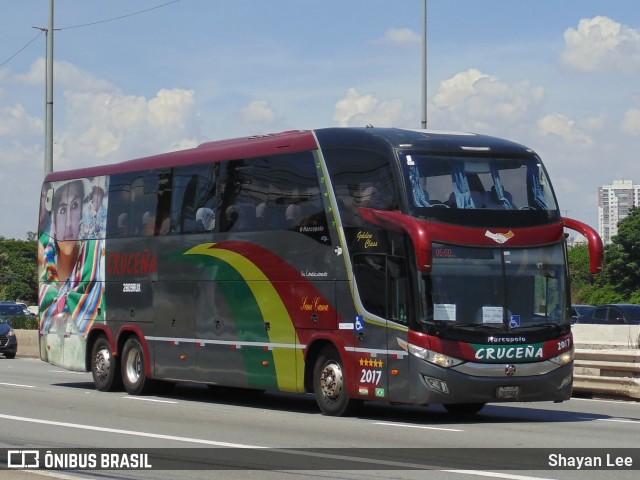 Autobuses Cruceña 2017 na cidade de São Paulo, São Paulo, Brasil, por Shayan Lee. ID da foto: 11930532.