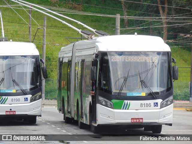 Next Mobilidade - ABC Sistema de Transporte 8186 na cidade de São Bernardo do Campo, São Paulo, Brasil, por Fabrício Portella Matos. ID da foto: 11930683.