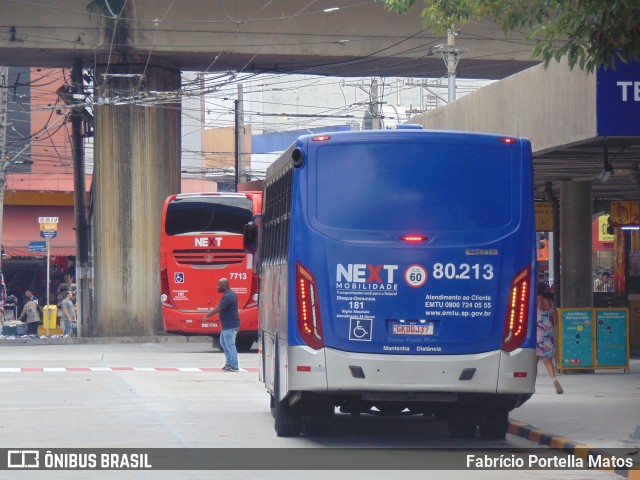 Next Mobilidade - ABC Sistema de Transporte 80.213 na cidade de Santo André, São Paulo, Brasil, por Fabrício Portella Matos. ID da foto: 11929244.