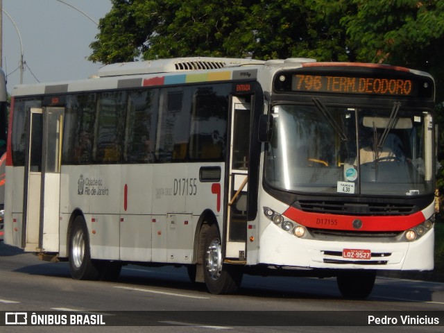 Auto Viação Palmares D17155 na cidade de Rio de Janeiro, Rio de Janeiro, Brasil, por Pedro Vinicius. ID da foto: 11930285.