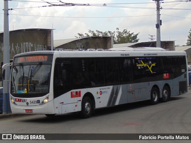 Next Mobilidade - ABC Sistema de Transporte 5429 na cidade de Santo André, São Paulo, Brasil, por Fabrício Portella Matos. ID da foto: 11929227.