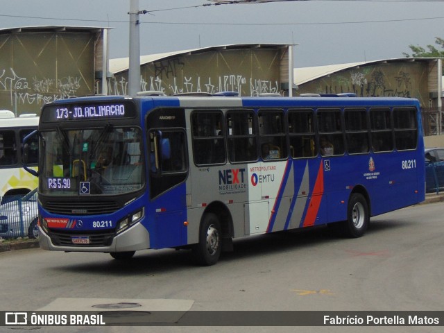 Next Mobilidade - ABC Sistema de Transporte 80.211 na cidade de Santo André, São Paulo, Brasil, por Fabrício Portella Matos. ID da foto: 11929237.