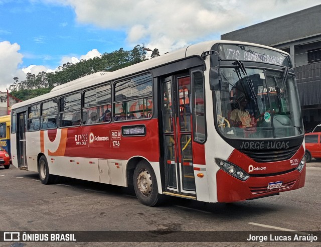 Auto Viação Palmares D17092 na cidade de Rio de Janeiro, Rio de Janeiro, Brasil, por Jorge Lucas Araújo. ID da foto: 11929994.