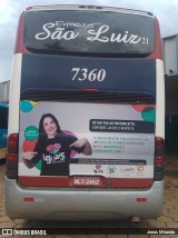 Expresso São Luiz 7360 na cidade de Quirinópolis, Goiás, Brasil, por Jonas Miranda. ID da foto: :id.