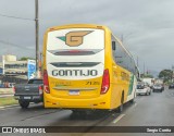 Empresa Gontijo de Transportes 7135 na cidade de Vila Velha, Espírito Santo, Brasil, por Sergio Corrêa. ID da foto: :id.