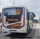 Auto Ônibus Vera Cruz RJ 104.005 na cidade de Duque de Caxias, Rio de Janeiro, Brasil, por Wallace Velloso. ID da foto: :id.