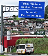 Transur - Transporte Rodoviário Mansur 2330 na cidade de Santos Dumont, Minas Gerais, Brasil, por Isaias Ralen. ID da foto: :id.