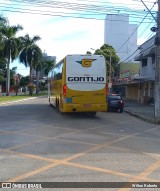 Empresa Gontijo de Transportes 12850 na cidade de Governador Valadares, Minas Gerais, Brasil, por Wilton Roberto. ID da foto: :id.