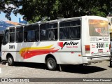 Ônibus Particulares 3001 na cidade de Ipirá, Bahia, Brasil, por Marcio Alves Pimentel. ID da foto: :id.