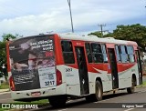 Jaguar Transportes Urbanos 3217 na cidade de Campo Grande, Mato Grosso do Sul, Brasil, por Wagner Teran. ID da foto: :id.