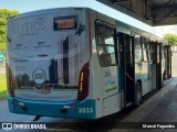 Transporte Urbano São Miguel 2033 na cidade de Uberlândia, Minas Gerais, Brasil, por Marcel Fagundes. ID da foto: :id.