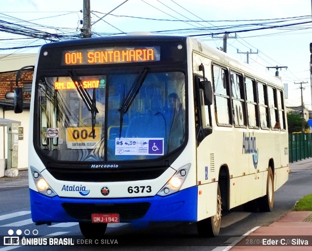 Viação Atalaia Transportes 6373 na cidade de Aracaju, Sergipe, Brasil, por Eder C.  Silva. ID da foto: 12057542.