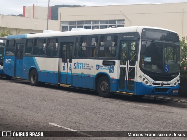 Transporte Coletivo Estrela 4417 na cidade de Florianópolis, Santa Catarina, Brasil, por Marcos Francisco de Jesus. ID da foto: 12056494.