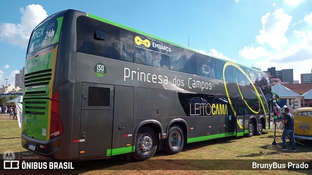 Expresso Princesa dos Campos 7265 na cidade de Ponta Grossa, Paraná, Brasil, por BrunyBus Prado. ID da foto: 12057921.