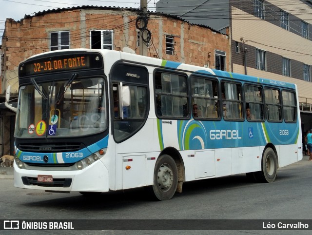 Gardel Turismo 21063 na cidade de Queimados, Rio de Janeiro, Brasil, por Léo Carvalho. ID da foto: 12057829.