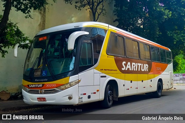 Saritur - Santa Rita Transporte Urbano e Rodoviário 30200 na cidade de Caratinga, Minas Gerais, Brasil, por Gabriel Ângelo Reis. ID da foto: 12057531.