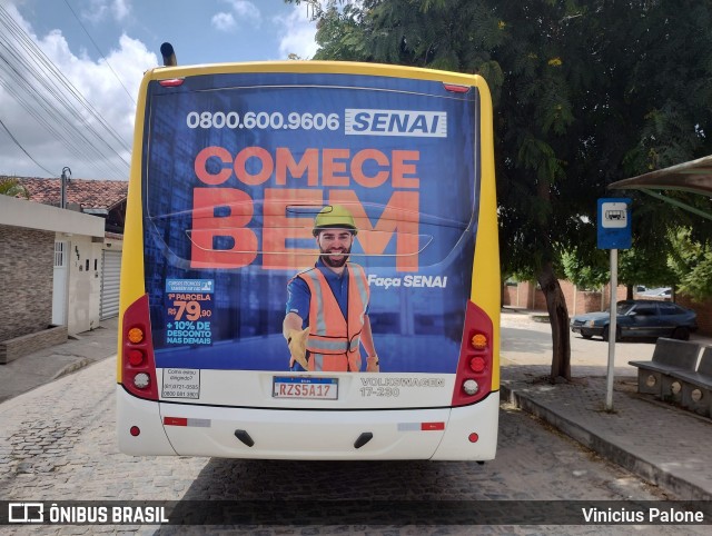 Coletivo Transportes 3603 na cidade de Caruaru, Pernambuco, Brasil, por Vinicius Palone. ID da foto: 12055874.