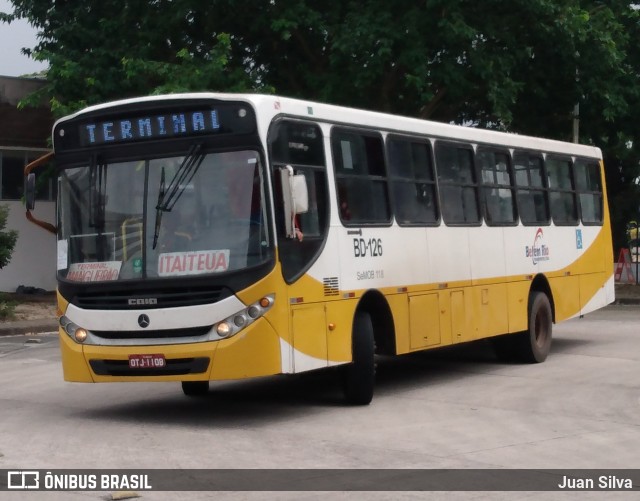 Belém Rio Transportes BD-126 na cidade de Belém, Pará, Brasil, por Juan Silva. ID da foto: 12058189.