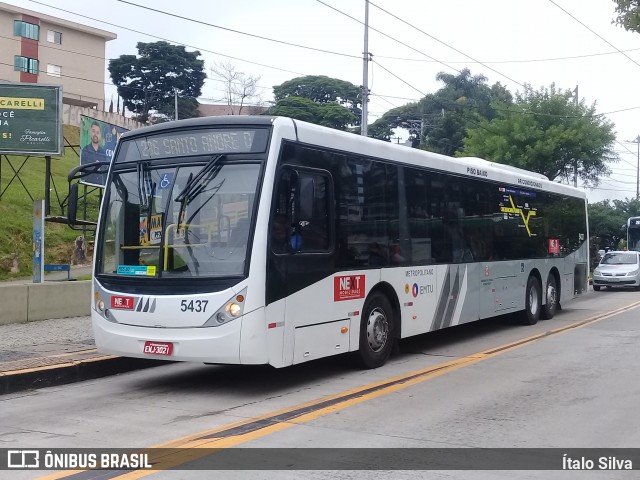 Next Mobilidade - ABC Sistema de Transporte 5437 na cidade de Santo André, São Paulo, Brasil, por Ítalo Silva. ID da foto: 12055614.