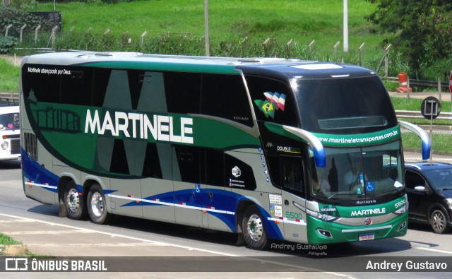 Martinele Transportes 5500 na cidade de Aparecida, São Paulo, Brasil, por Andrey Gustavo. ID da foto: 12057428.