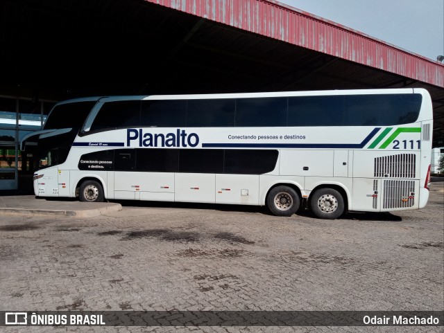 Planalto Transportes 2111 na cidade de Santa Maria, Rio Grande do Sul, Brasil, por Odair Machado. ID da foto: 12055958.