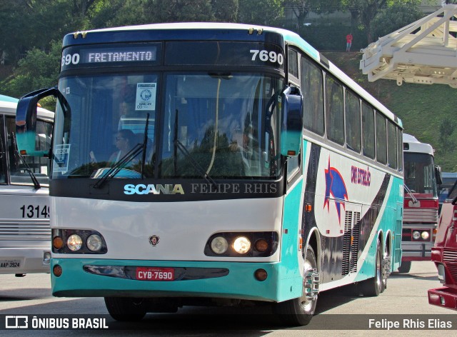 Ônibus Particulares 7690 na cidade de São Paulo, São Paulo, Brasil, por Felipe Rhis Elias. ID da foto: 12057634.
