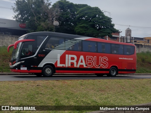 Lirabus 12107 na cidade de Campinas, São Paulo, Brasil, por Matheus Ferreira de Campos. ID da foto: 12055572.
