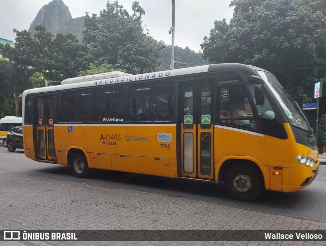 Real Auto Ônibus A41406 na cidade de Rio de Janeiro, Rio de Janeiro, Brasil, por Wallace Velloso. ID da foto: 12055760.
