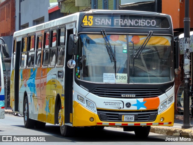 Autotransportes San Antonio 43 na cidade de San José, Costa Rica, por Josué Mora. ID da foto: 12056757.