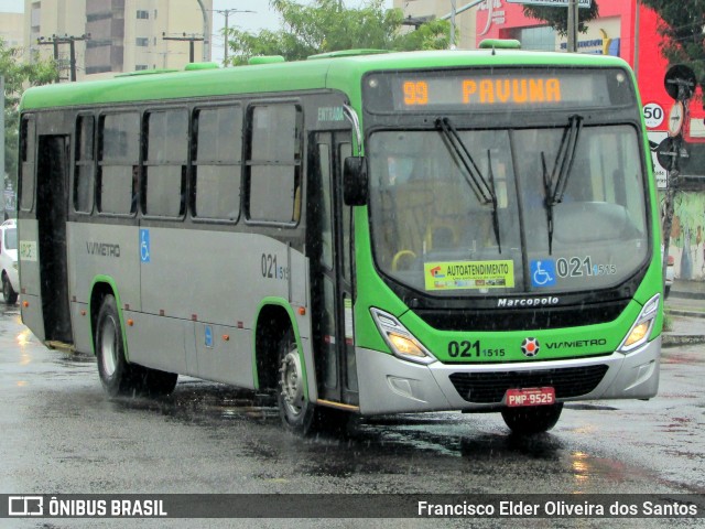 Via Metro - Auto Viação Metropolitana 0211515 na cidade de Fortaleza, Ceará, Brasil, por Francisco Elder Oliveira dos Santos. ID da foto: 12056519.