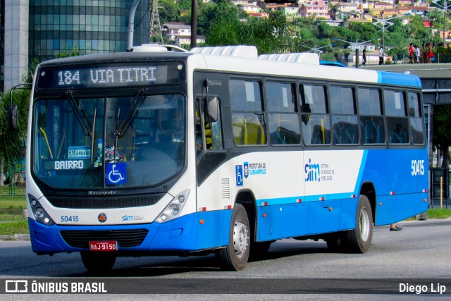 Transol Transportes Coletivos 50415 na cidade de Florianópolis, Santa Catarina, Brasil, por Diego Lip. ID da foto: 12057846.