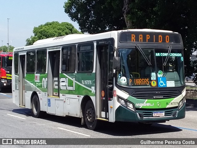 Transportes Mageli RJ 167.076 na cidade de Rio de Janeiro, Rio de Janeiro, Brasil, por Guilherme Pereira Costa. ID da foto: 12058215.