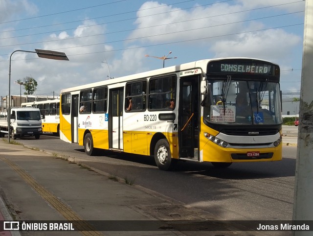 Belém Rio Transportes Bd-220 na cidade de Belém, Pará, Brasil, por Jonas Miranda. ID da foto: 12056111.