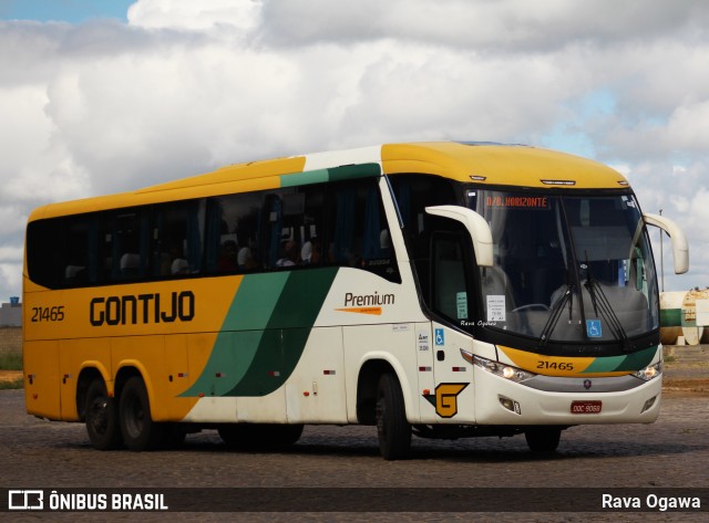 Empresa Gontijo de Transportes 21465 na cidade de Vitória da Conquista, Bahia, Brasil, por Rava Ogawa. ID da foto: 12056421.