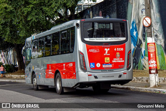 Allibus Transportes 4 5330 na cidade de São Paulo, São Paulo, Brasil, por Giovanni Melo. ID da foto: 12057250.