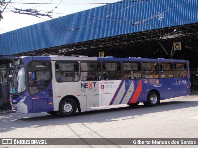 Next Mobilidade - ABC Sistema de Transporte 81.855 na cidade de Santo André, São Paulo, Brasil, por Gilberto Mendes dos Santos. ID da foto: 12055376.