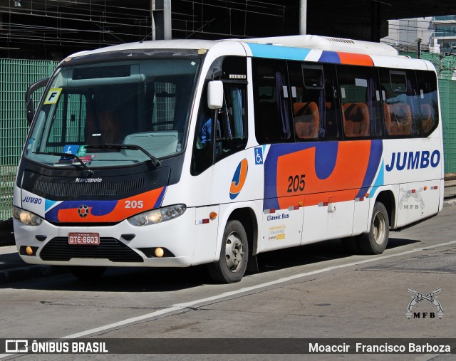 Jumbo Turismo 205 na cidade de São Paulo, São Paulo, Brasil, por Moaccir  Francisco Barboza. ID da foto: 12057598.