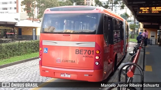 Transporte Coletivo Glória BE701 na cidade de Curitiba, Paraná, Brasil, por Marcelo Junior Ribeiro Schuartz. ID da foto: 12058243.