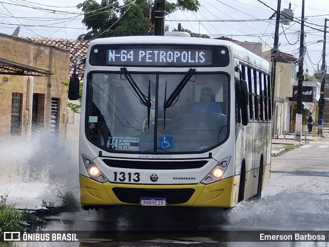 Transportes Guanabara 1313 na cidade de Natal, Rio Grande do Norte, Brasil, por Emerson Barbosa. ID da foto: 12056603.