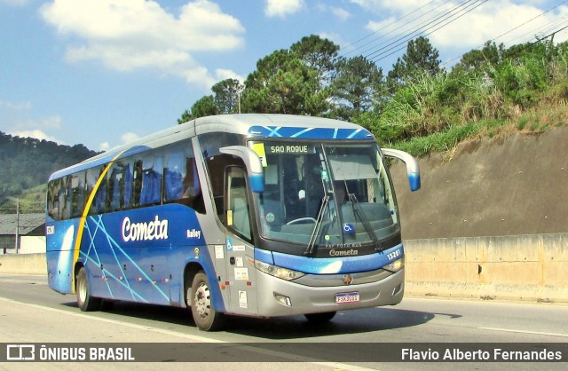 Viação Cometa 13201 na cidade de Mairinque, São Paulo, Brasil, por Flavio Alberto Fernandes. ID da foto: 12055912.