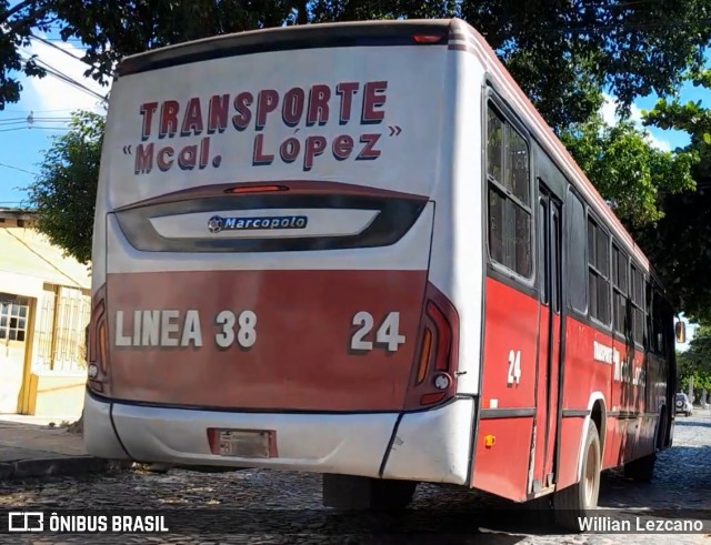 Transportes Mariscal Lopez 24 na cidade de Asunción, Paraguai, por Willian Lezcano. ID da foto: 12056535.