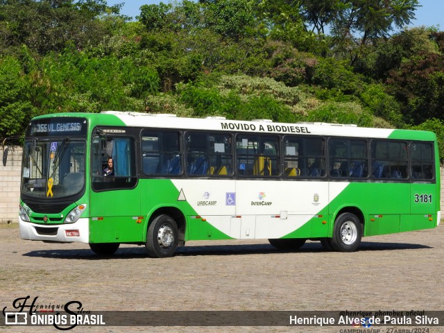 VB Transportes e Turismo 3181 na cidade de Campinas, São Paulo, Brasil, por Henrique Alves de Paula Silva. ID da foto: 12057948.
