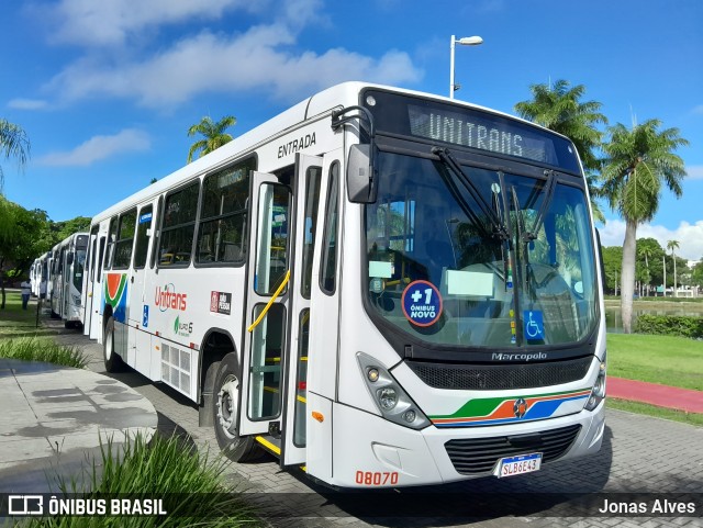 Consórcio Unitrans - 08 > Reunidas Transportes 08070 na cidade de João Pessoa, Paraíba, Brasil, por Jonas Alves. ID da foto: 12055477.