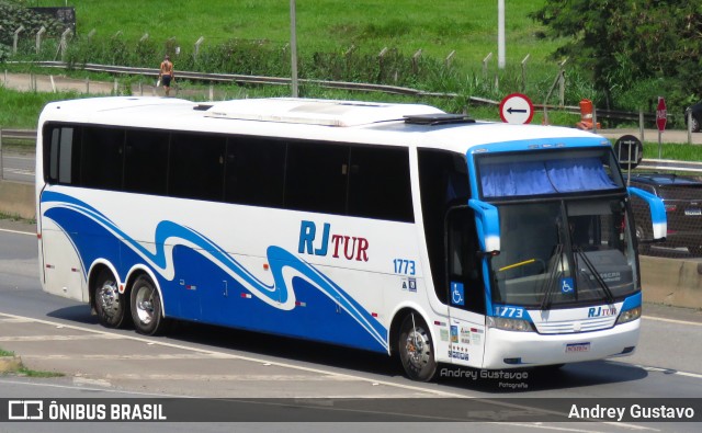 RJ Tur Transportes 1773 na cidade de Aparecida, São Paulo, Brasil, por Andrey Gustavo. ID da foto: 12057434.
